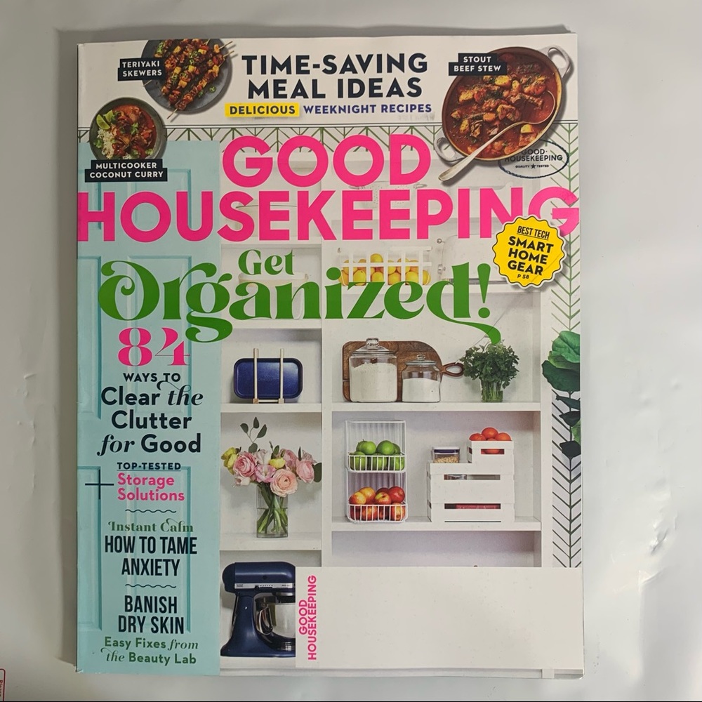 Good Housekeeping Magazine March 2022 Get Organized Time Saving Meal Ideas Skin
